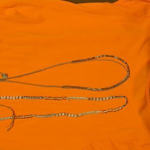 Two Chloe and Isabel convertible necklaces